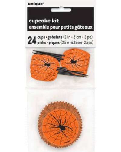 Spiderweb Cupcake Combo - Click Image to Close